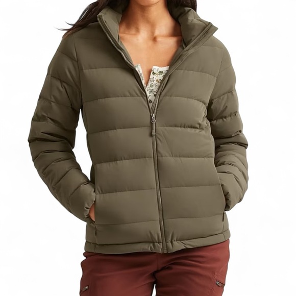 Firstascent Olive Green,Down  Women's Puffer Jacket - Picture 1 of 13